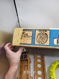 Vintage Ideal Zeroid Action Set Solar Cycle withOriginal Box AS IS 1960s Space Toy
