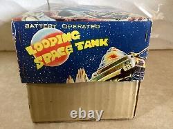 Vintage Japan Daiya tin toy space tank C1958