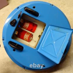 Vintage Japan KO Tin Space Patrol Ship, Battery Op, Works, Bump N Go