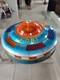 Vintage Japan KO Tin Space Patrol X-081 Ship, Battery Operated Flying Saucer