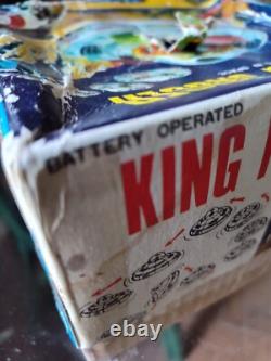 Vintage Japan KO Tin Space Patrol X-081 Ship, Battery Operated Flying Saucer