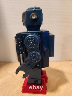 Vintage Japan Tin Horikawa Video TV Television Robot