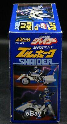 Vintage Japanese SHAIDER motorcycle Space Sheriff Gavan chogokin toy MIB Bandai