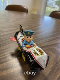 Vintage Japanese Toy Space Fire, Space patrol And Tin Toy Japan Used Collectible