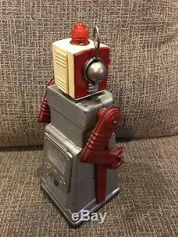 Vintage KO Japan Chief Robot Space Tin Toy Robotman B/O