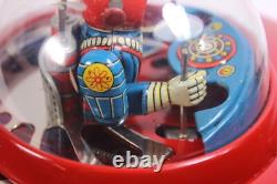 Vintage KO Japan Flying Saucer with Space Pilot Battery Op. 1950's with Original Box