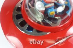 Vintage KO Japan Flying Saucer with Space Pilot Battery Op. 1950's with Original Box