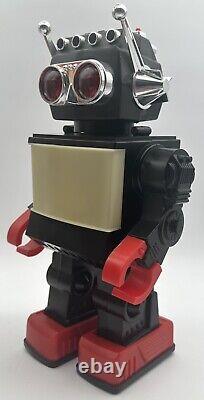 Vintage Kamko Saturn Walking Light Up TV Space Robot Tested Working As Found