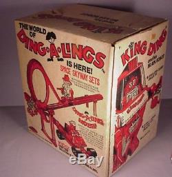 Vintage King Ding Brain Robot Battery operated toy Ding A Lings in the box 1971