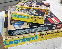 Vintage LEGO 483 453 442 452 Complete Set Rare Lot Legoland Space System