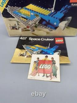 Vintage LEGO Classic Space 487 Space Cruiser 1979 99% Complete Missing Some Legs
