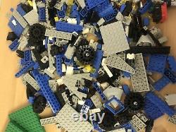 Vintage LEGO Space Set LOT + 19 Minifigs Space Man Jetpacks 3.8 lbs Old Bricks