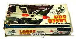 Vintage Laser Gun Space Laser Ray Lights & Sounds Battery Operated Used In Box