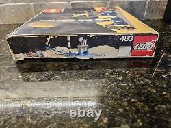 Vintage Lego Space- 483 Alpha-1 Rocket Base 100% with Minifigures, Box & Manual