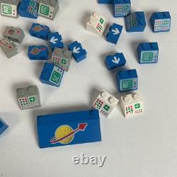 Vintage Lego Space Control Pannels 2x2 2x3 Floating Astronaut Command Base LL924
