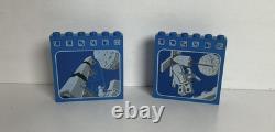 Vintage Lego Space Control Pannels 2x2 2x3 Floating Astronaut Command Base LL924