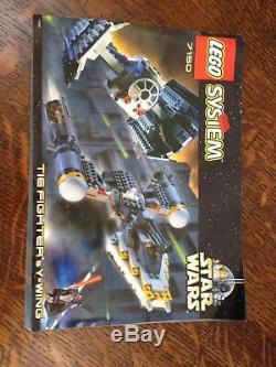 Vintage Lego Star Wars 7150 TIE Fighter & Y-Wing Fully Boxed & Complete 1999