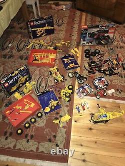 Vintage Lego Technic large job lot 8853 8855 8860 8210 8250 Car Plane Submarine