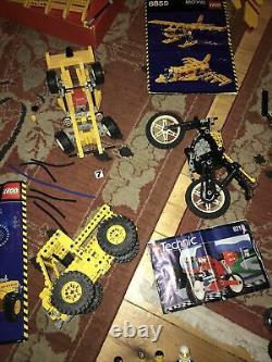 Vintage Lego Technic large job lot 8853 8855 8860 8210 8250 Car Plane Submarine