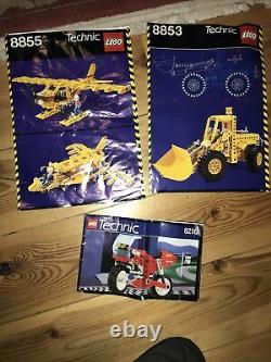 Vintage Lego Technic large job lot 8853 8855 8860 8210 8250 Car Plane Submarine