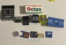 Vintage Lego Translucent / Printed Lot of 150 + Pieces 80s / 90s SPACE THEMES