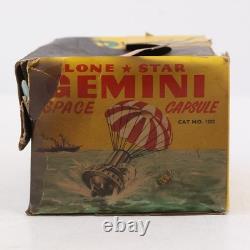 Vintage Lone Star Gemini Space Capsule Toy with Parachute & Original Box 1960s