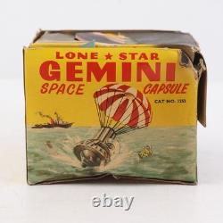 Vintage Lone Star Gemini Space Capsule Toy with Parachute & Original Box 1960s