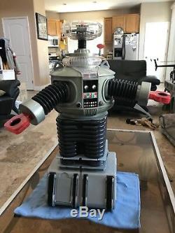 Vintage Lost in Space 1998 2 Foot Robot with Original Remote