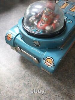 Vintage M-18 Space Tank Litho Tin Toy Made by Modern Toy Japan