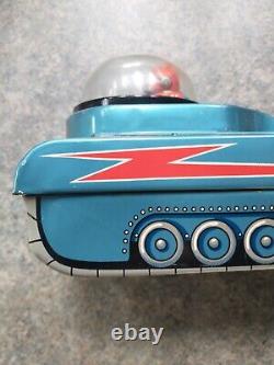 Vintage M-18 Space Tank Litho Tin Toy Made by Modern Toy Japan