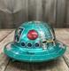 Vintage MASUDAYA Battery Operated Space Patrol X-17 Flying Saucer Toy Japan
