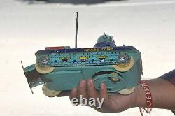 Vintage ME 091 Mark Battery Litho Space Tank Tin Toy, Japan