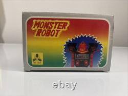 Vintage MONSTER ROBOT Lights Up Japan BatteryOperated Action Space Sci-fi 80s T2