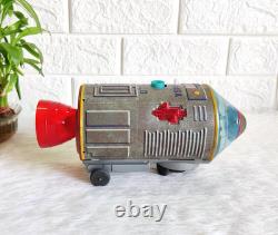 Vintage MT TM Space Capsule Apollo Astronaut Battery Operated Japan Tin Toy156