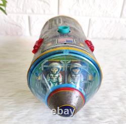 Vintage MT TM Space Capsule Apollo Astronaut Battery Operated Japan Tin Toy156