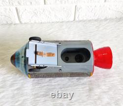 Vintage MT TM Space Capsule Apollo Astronaut Battery Operated Japan Tin Toy156