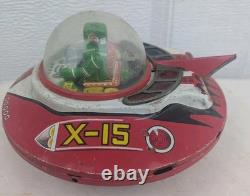 Vintage Made In Japan X-15 Space Saucer Astronaut Toy
