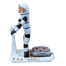 Vintage Major Matt Mason Figure Bundle Brown Space Sled, Helmet, Prop Jet