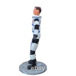 Vintage Major Matt Mason Figure Bundle Brown Space Sled, Helmet, Prop Jet