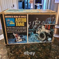 Vintage Major Matt Mason Man in Space Astro Trac Vehicle Mattel 1967 withBox WORKS