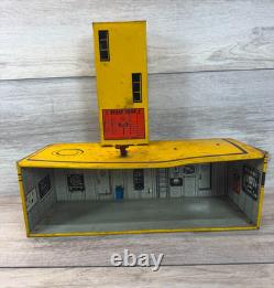 Vintage Marx Captain Space Solar Scout Playset 1953 Tom Corbett Tin Toy Building