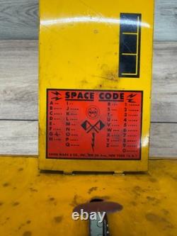 Vintage Marx Captain Space Solar Scout Playset 1953 Tom Corbett Tin Toy Building