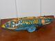 Vintage Marx Tom Corbett Space Cadet Tin Wind Up Rocket Toy