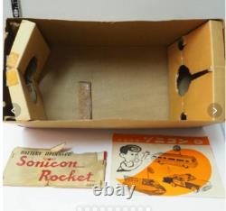 Vintage Masdaya Sonicon Space Patrol Car Tinplate Space RocketJP