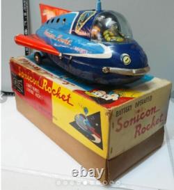 Vintage Masdaya Sonicon Space Patrol Car Tinplate Space RocketJP