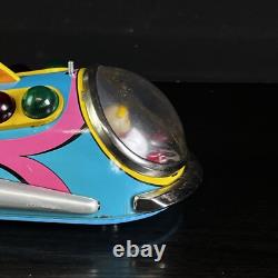 Vintage Masudaya Modern Toys Moon Rocket Tin Toy Japan NICE