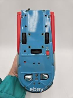 Vintage Masudaya ModernToys Non-Fall Moon Rocket Tin Battery Op Japan
