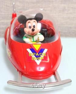Vintage Masudaya Walt Disney Company Mickey Mouse Spaceship with Box Unused JP F/S