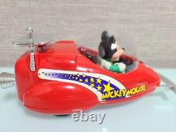 Vintage Masudaya Walt Disney Company Mickey Mouse Spaceship with Box Unused JP F/S