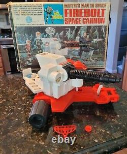 Vintage Mattel 1967 Major Matt Mason Firebolt Space Cannon #6340 with Box READ